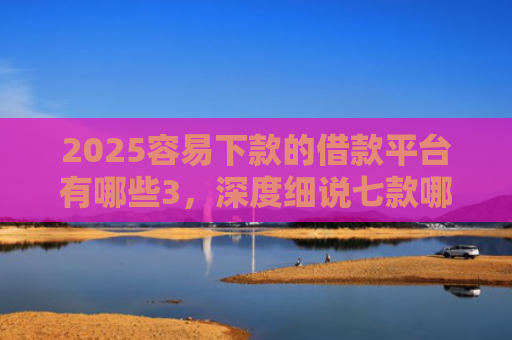 2025容易下款的借款平台有哪些3，深度细说七款哪个网贷口子下款快