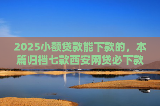 2025小额贷款能下款的，本篇归档七款西安网贷必下款的口子