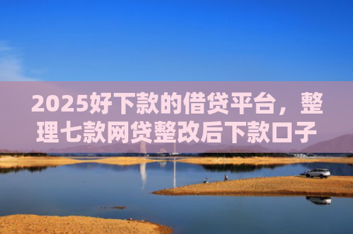 2025好下款的借贷平台，整理七款网贷整改后下款口子