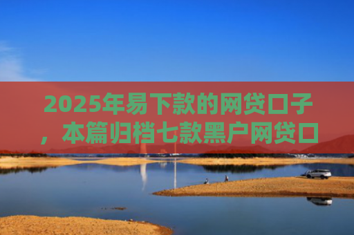 2025年易下款的网贷口子，本篇归档七款黑户网贷口子包下款