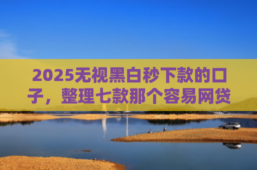2025无视黑白秒下款的口子，整理七款那个容易网贷下款的口子