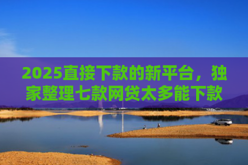 2025直接下款的新平台，独家整理七款网贷太多能下款的口子