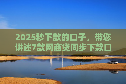 2025秒下款的口子，带您讲述7款网商贷同步下款口子