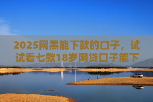 2025网黑能下款的口子，试试看七款18岁网贷口子能下款
