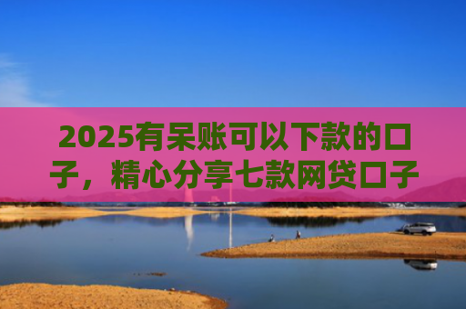 2025有呆账可以下款的口子，精心分享七款网贷口子为什么会下款