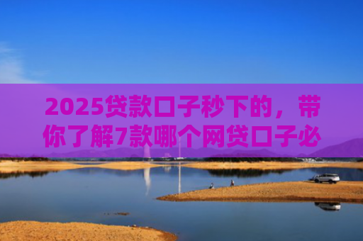 2025贷款口子秒下的，带你了解7款哪个网贷口子必下款
