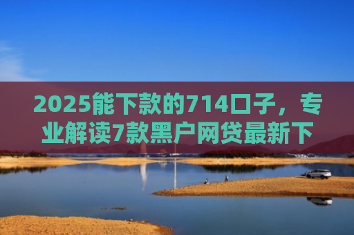 2025能下款的714口子，专业解读7款黑户网贷最新下款口子