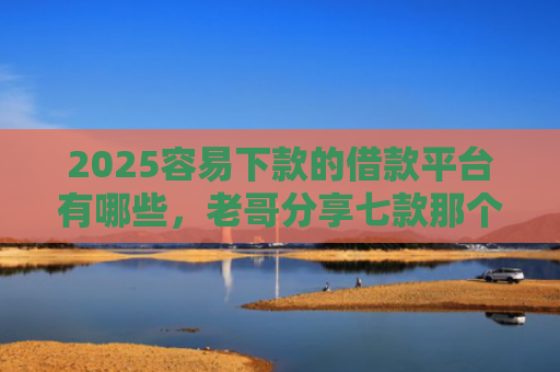 2025容易下款的借款平台有哪些，老哥分享七款那个网贷口子容易下款