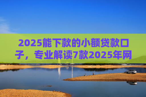 2025能下款的小额贷款口子，专业解读7款2025年网贷下款口子