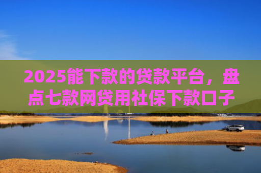2025能下款的贷款平台，盘点七款网贷用社保下款口子