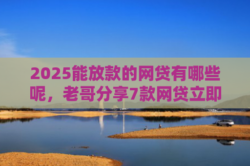 2025能放款的网贷有哪些呢，老哥分享7款网贷立即下款的口子