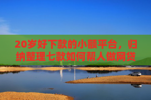 20岁好下款的小额平台，归纳整理七款如何帮人做网贷下款口子