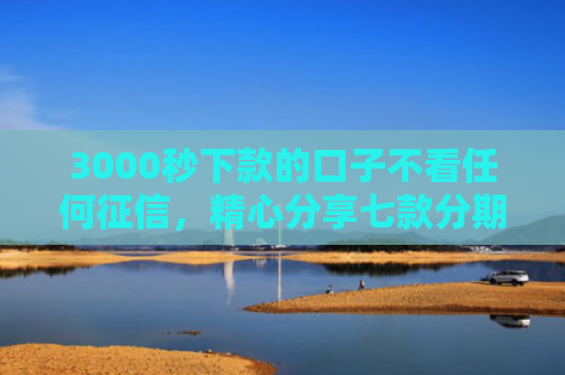 3000秒下款的口子不看任何征信，精心分享七款分期网贷必下款的口子