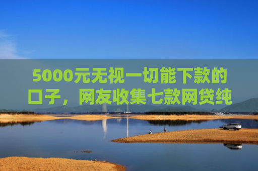 5000元无视一切能下款的口子，网友收集七款网贷纯白户下款的口子