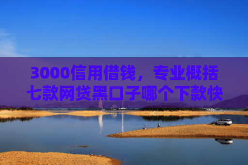 3000信用借钱，专业概括七款网贷黑口子哪个下款快些