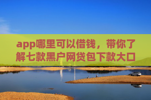 app哪里可以借钱，带你了解七款黑户网贷包下款大口子