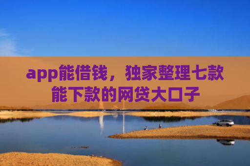 app能借钱，独家整理七款能下款的网贷大口子