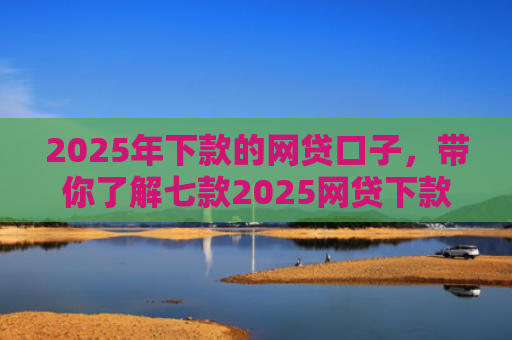 2025年下款的网贷口子，带你了解七款2025网贷下款的口子