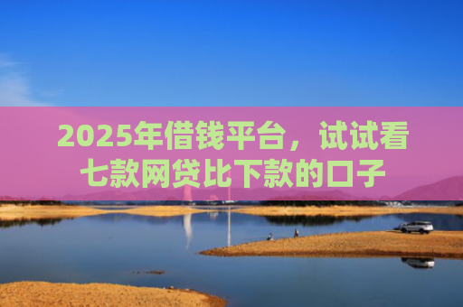 2025年借钱平台，试试看七款网贷比下款的口子