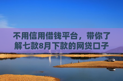 不用信用借钱平台，带你了解七款8月下款的网贷口子