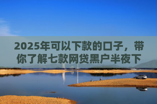 2025年可以下款的口子，带你了解七款网贷黑户半夜下款口子