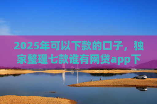 2025年可以下款的口子，独家整理七款谁有网贷app下款口子