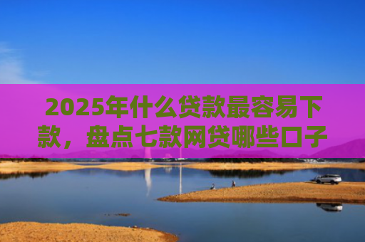 2025年什么贷款最容易下款，盘点七款网贷哪些口子比下款