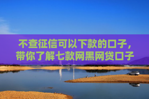 不查征信可以下款的口子，带你了解七款网黑网贷口子马上下款的