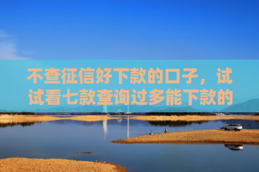 不查征信好下款的口子，试试看七款查询过多能下款的网贷口子