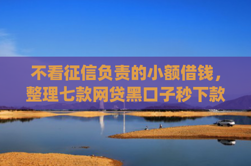 不看征信负责的小额借钱，整理七款网贷黑口子秒下款app2025