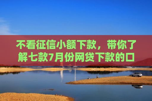 不看征信小额下款，带你了解七款7月份网贷下款的口子
