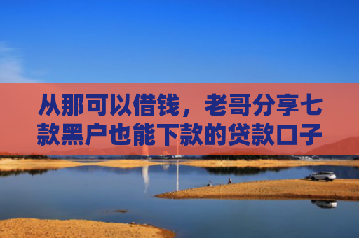 从那可以借钱，老哥分享七款黑户也能下款的贷款口子
