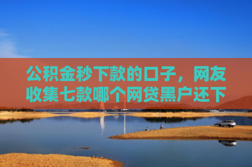 公积金秒下款的口子，网友收集七款哪个网贷黑户还下款