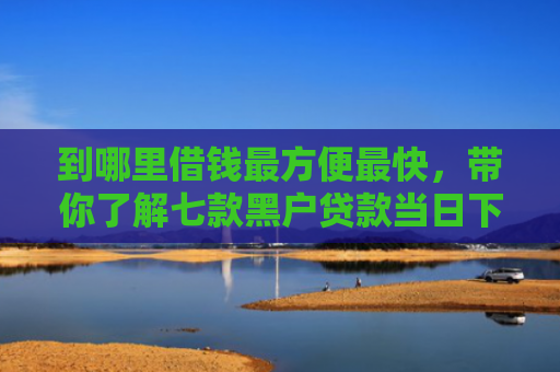 到哪里借钱最方便最快，带你了解七款黑户贷款当日下款的口子