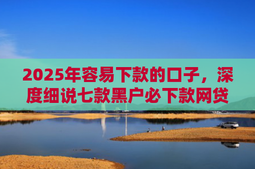 2025年容易下款的口子，深度细说七款黑户必下款网贷口子