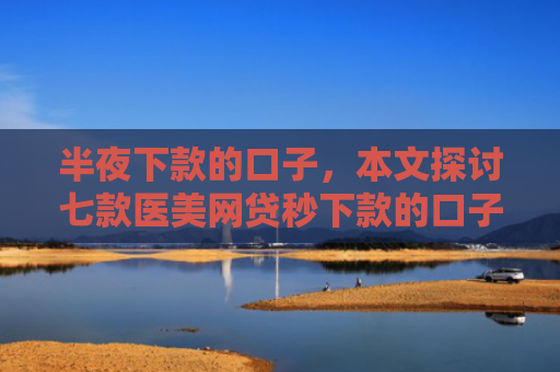 半夜下款的口子，本文探讨七款医美网贷秒下款的口子