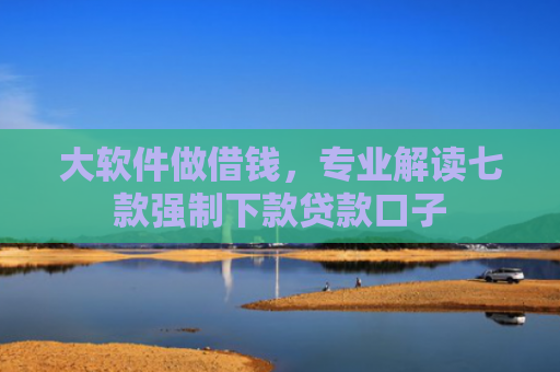 大软件做借钱，专业解读七款强制下款贷款口子
