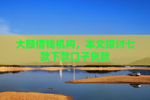 大额借钱机构，本文探讨七款下款口子贷款