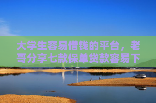 大学生容易借钱的平台，老哥分享七款保单贷款容易下款口子