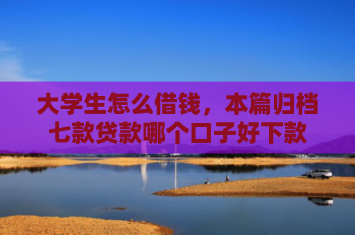 大学生怎么借钱，本篇归档七款贷款哪个口子好下款