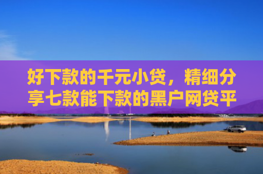 好下款的千元小贷，精细分享七款能下款的黑户网贷平台