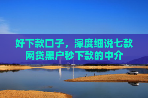 好下款口子，深度细说七款网贷黑户秒下款的中介