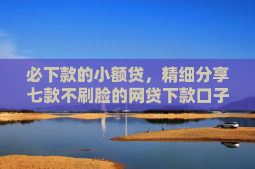 必下款的小额贷，精细分享七款不刷脸的网贷下款口子
