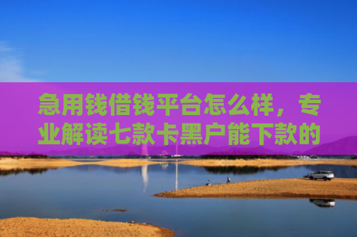 急用钱借钱平台怎么样，专业解读七款卡黑户能下款的网贷口子