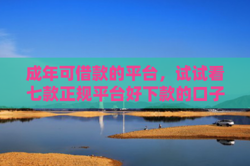 成年可借款的平台，试试看七款正规平台好下款的口子
