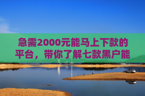 急需2000元能马上下款的平台，带你了解七款黑户能下款的网贷可分期