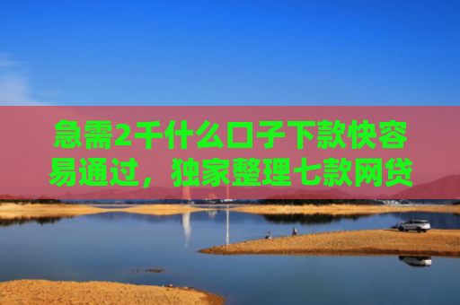 急需2千什么口子下款快容易通过，独家整理七款网贷为什么能给黑户下款