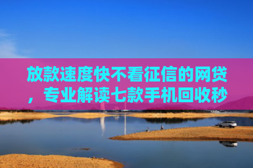 放款速度快不看征信的网贷，专业解读七款手机回收秒下款的口子APP
