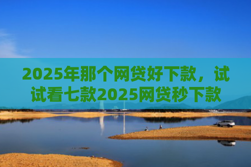 2025年那个网贷好下款，试试看七款2025网贷秒下款口子