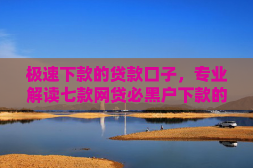 极速下款的贷款口子，专业解读七款网贷必黑户下款的平台